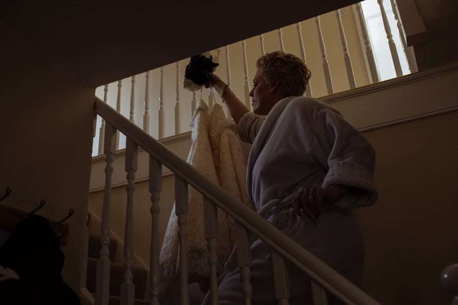 bridal prep at york wedding