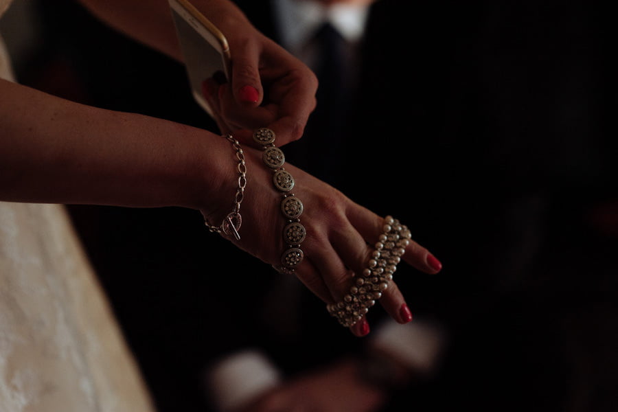 bride getting ready york wedding photographer