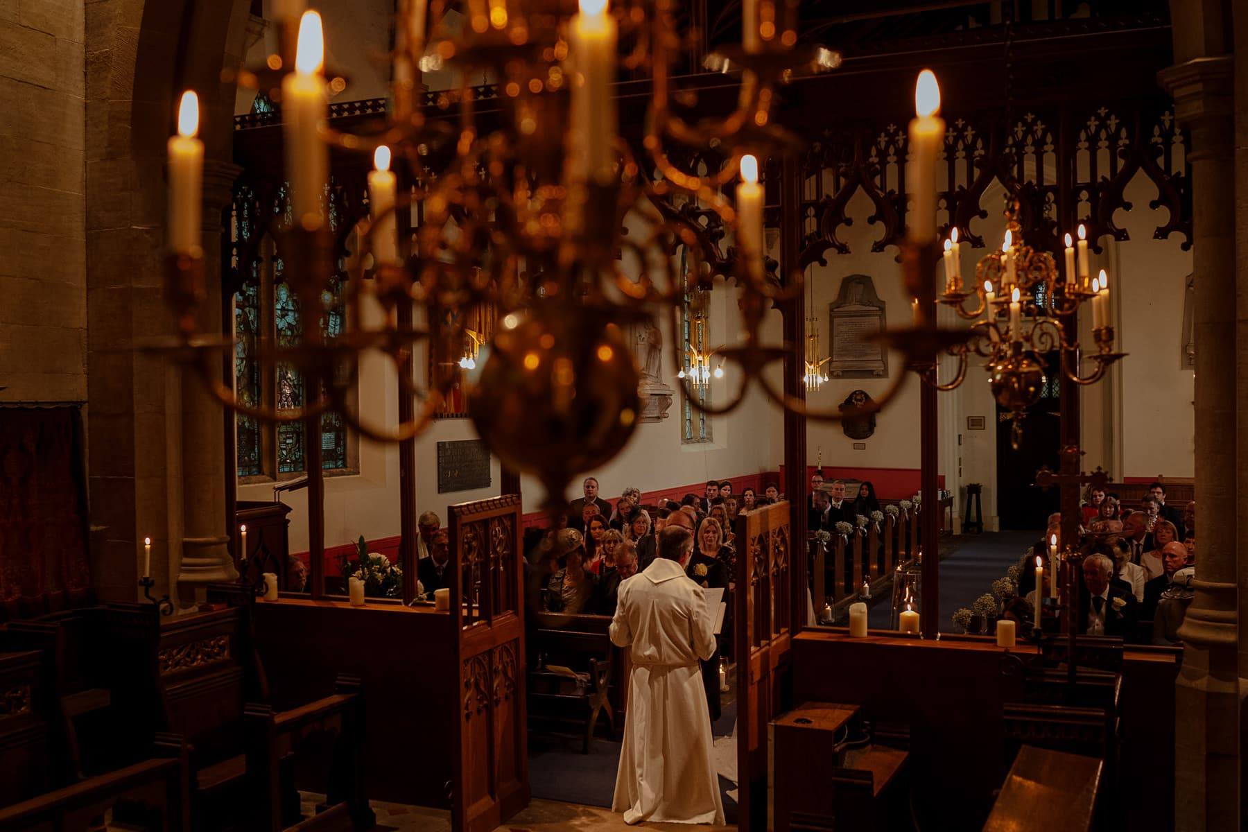 church at birdsall house natural wedding photography