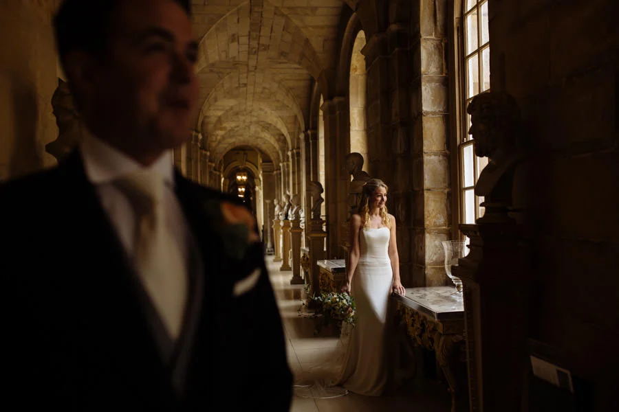 Bride at Castle Howard, Yorkshire. Fine art wedding photographer bride at castle howard yorkshire fine art wedding photographer