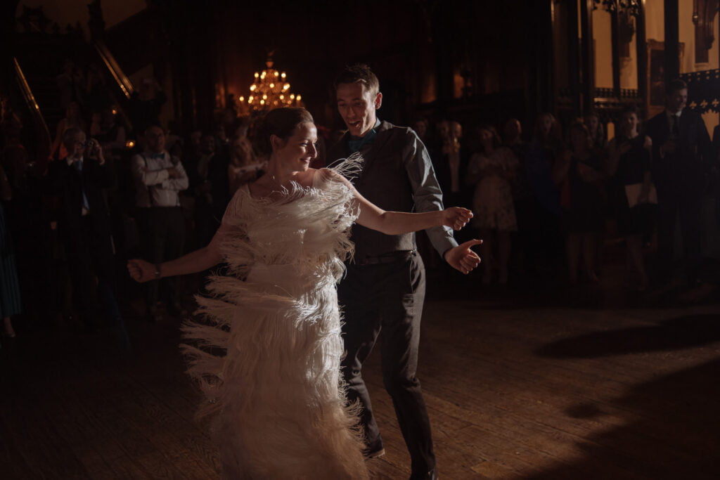 first dance at allerton castle wedding