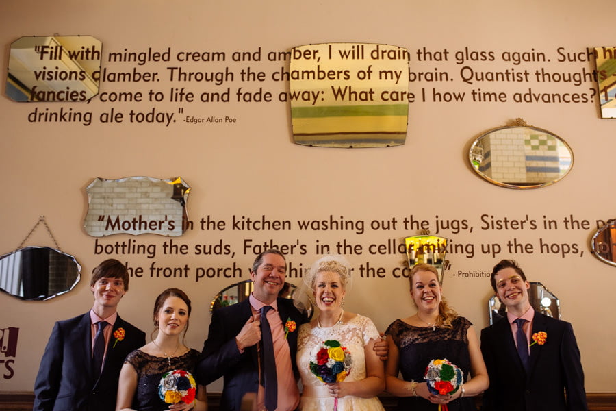 creative wedding photographer york