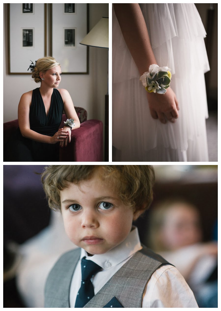 Bridesmaids and page boy at Malmaison, Leeds