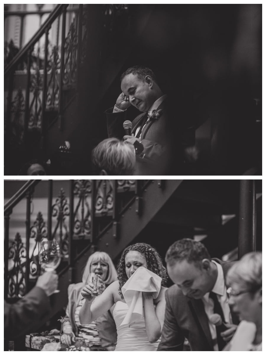 Wedding guests at the Corn Exchange, Leeds