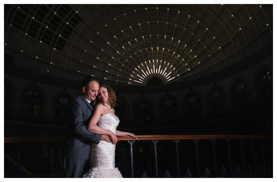 Bride & Groom at The Corn Exchange, Leeds
