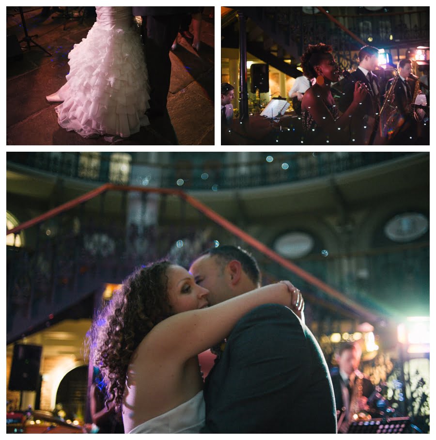 Bride and groom's first dance