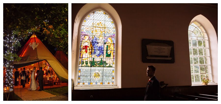 yorebridge house wedding and groom in church