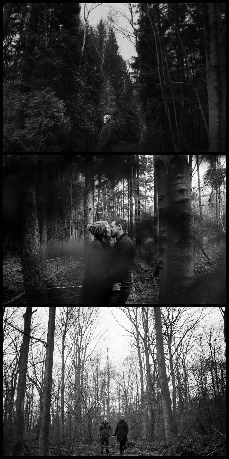 Wakefield Rustic Engagement shoot by Toast Wedding Photography Black and white, kiss, photography