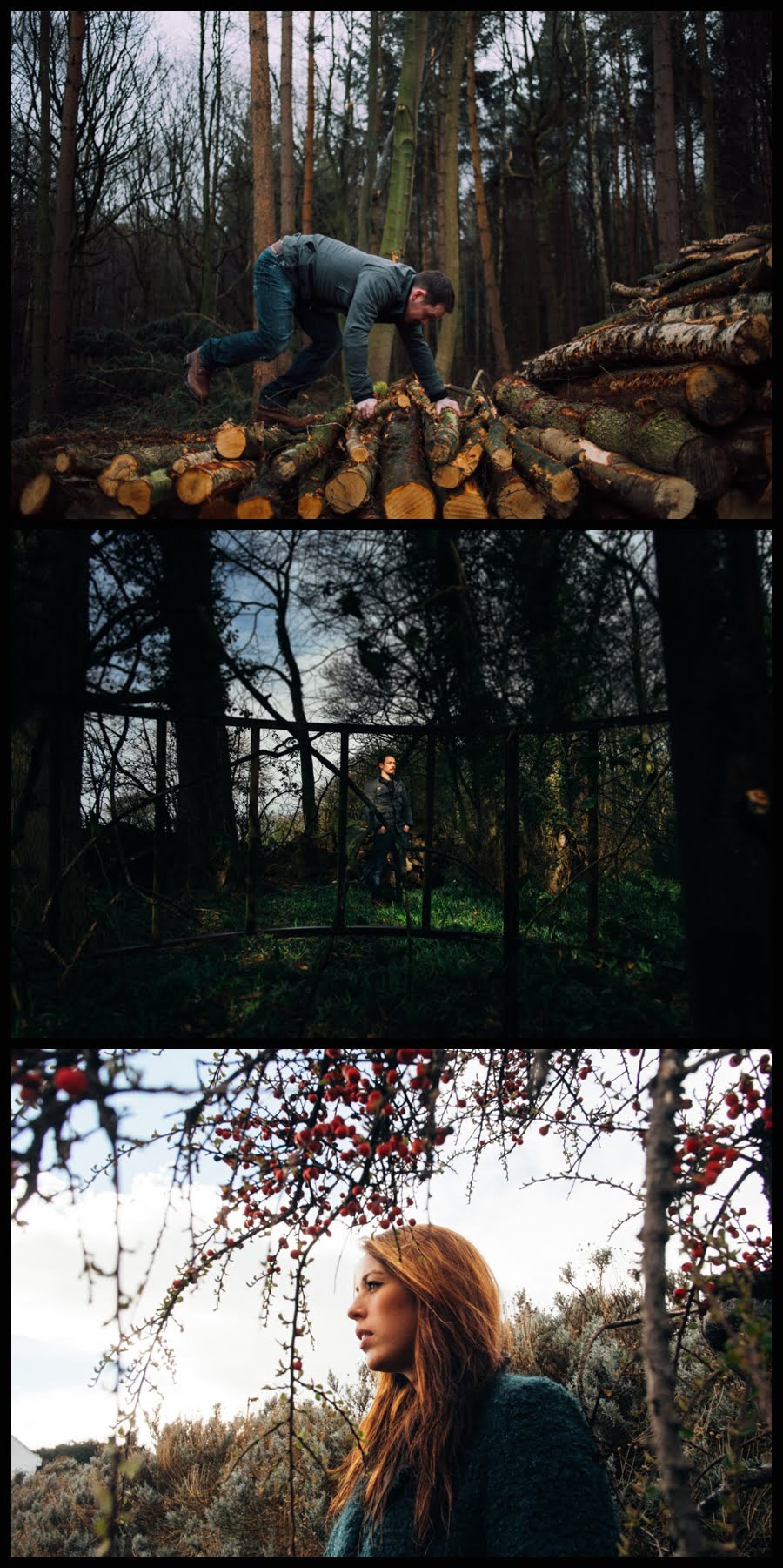 log Rustic Engagement shoot by Toast Wedding Photography woodland, e-shoot, leeds, photographer