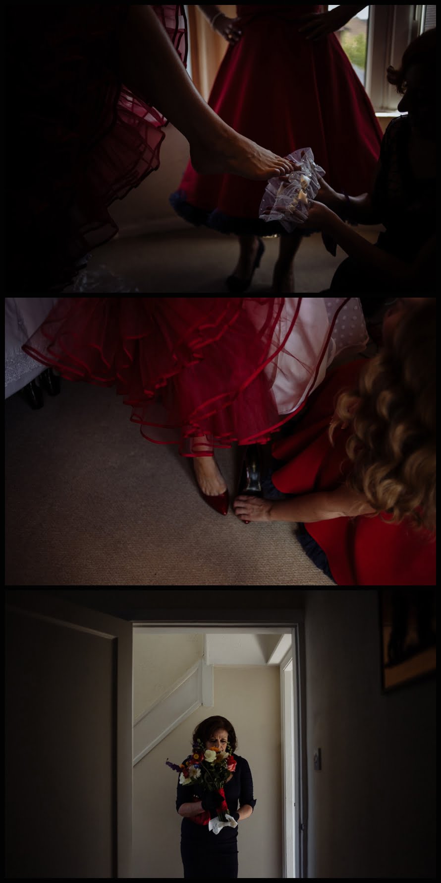 garter, red, shoes, bride, wedding, 60s, retro, photography