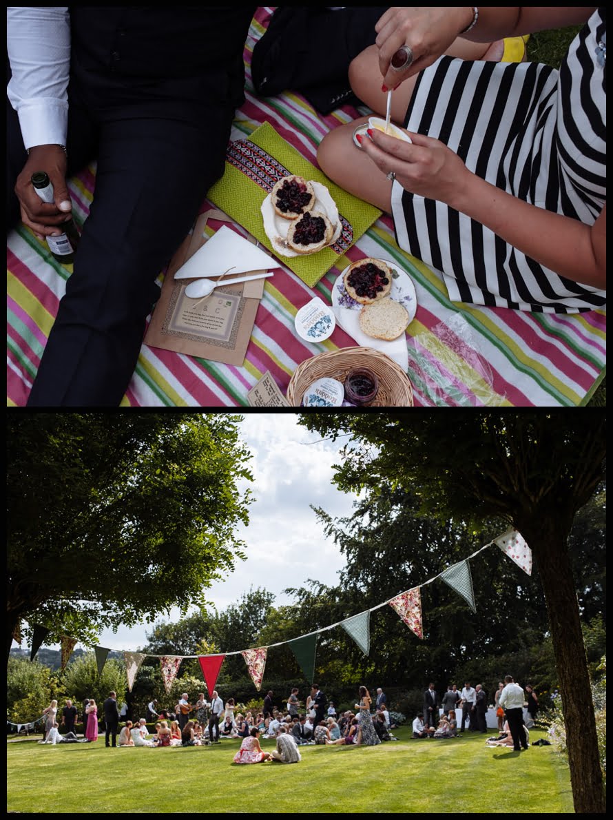 cream tea, wedding, picnic, east Riddlesden Hall, Yorkshire, photographer, photography