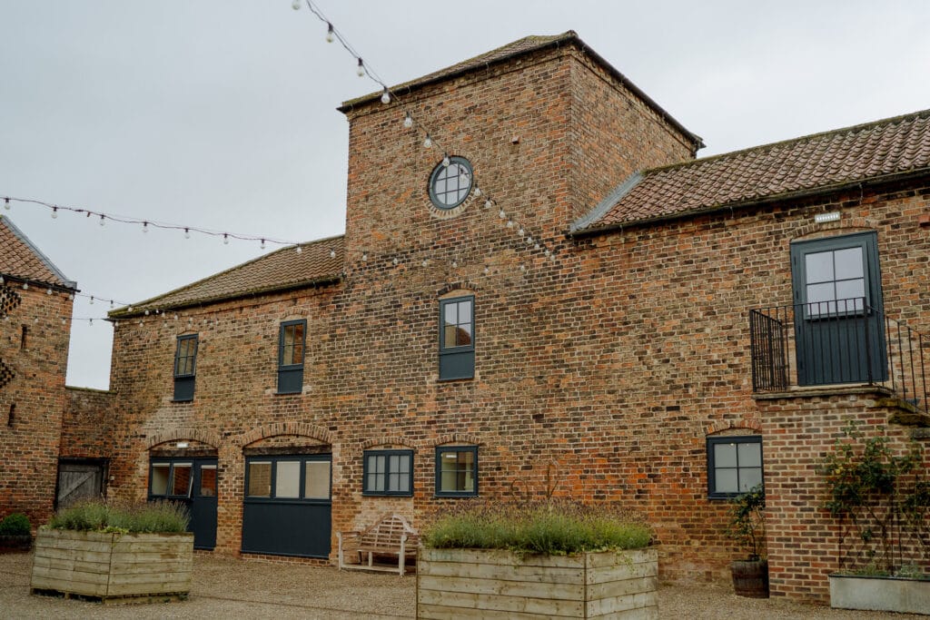 accommodation barn at lodge farm wedding venue cundall